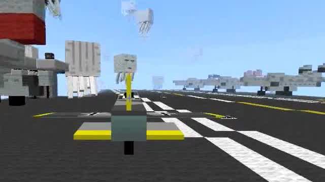 Minecraft Aircraft Carrier Defence