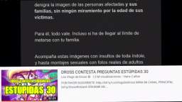 Dross el cobarde, le pide a otros que acosen por el.