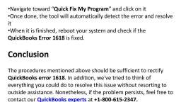 How to Fix QuickBooks Error 1618 Another program is being updated?