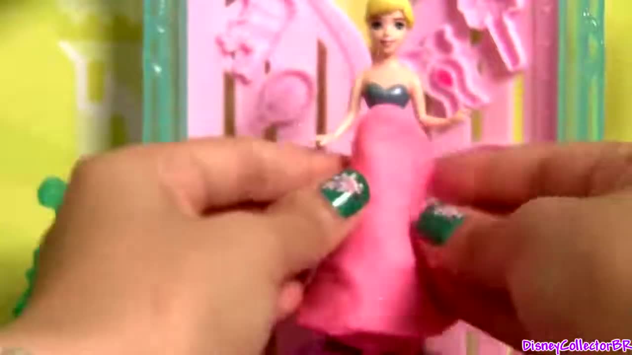Play Doh Sparkle Princess Ariel Elsa Anna Disney Frozen MagiClip Glitter Glider Dolls