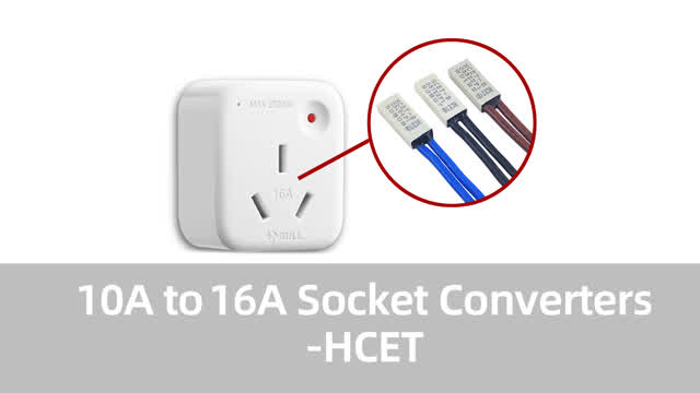 Upgrade your power protection with our HCET-B socket converter overload protector  thermal switch !