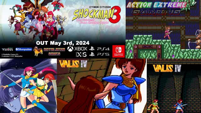 Cyber Citizen Shockman 3 and Valis 4 English Fan Translation Sneak Preview Trailers