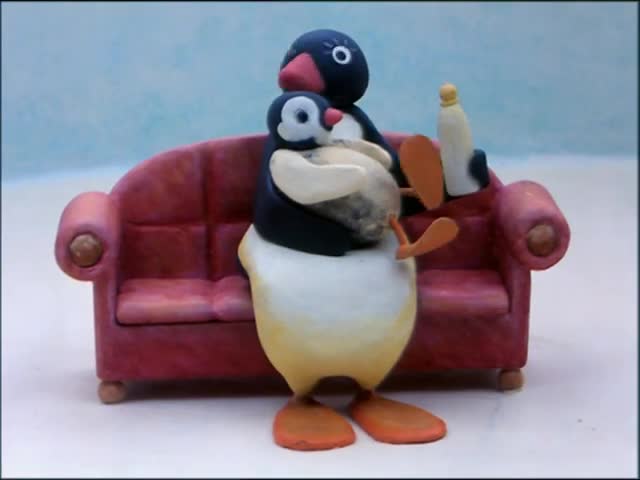 Pingu - 16. Pingu and Pinga Stay Up - (Orignal VHS version - HQ - Restored)