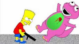 bart kills barney the dinosaur