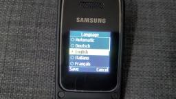 Samsung GT-E1190 - Languages