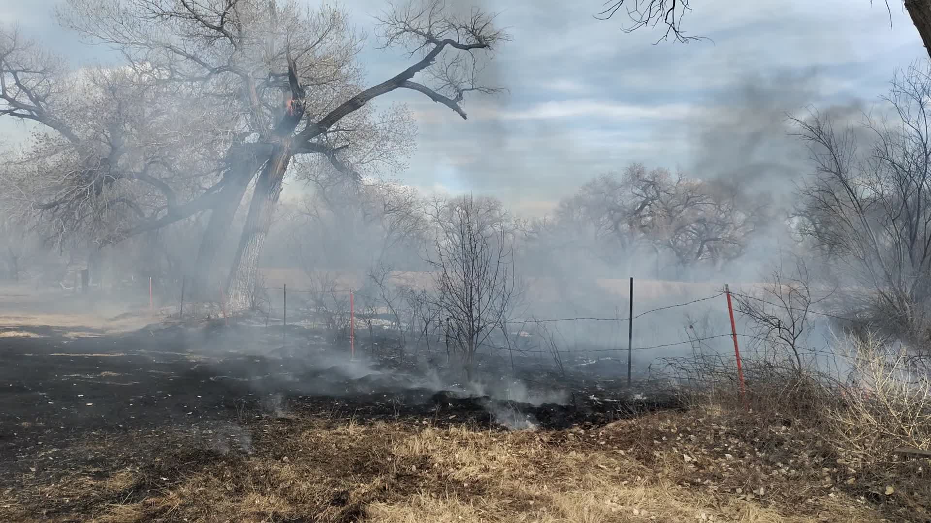 Big Hole Fire - Belen, NM; Brush 133 2 Hours Later