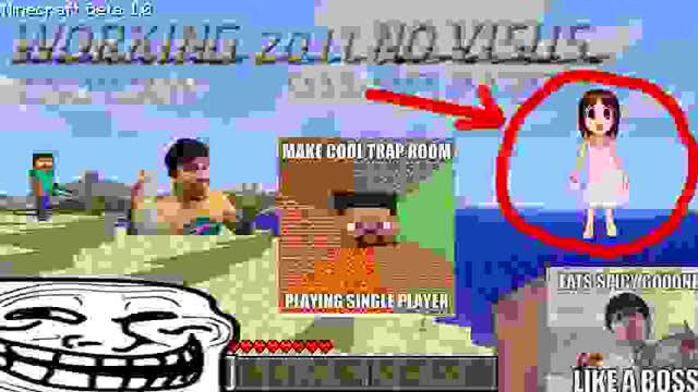 How to le epic troll in minecraft