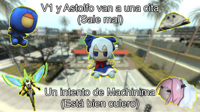 V1 y Astolfo van a una cita (Sale mal) | Gmod Machinima
