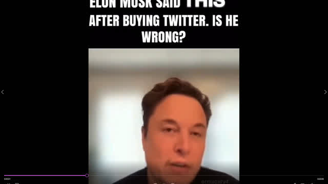 What did Elon Musk just say???