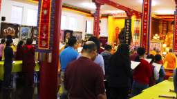 2017年華藏寺為災區舉辦祈福法會