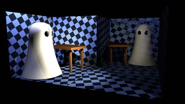 Making optical illusions in Blender N°12: Pepper's Ghost