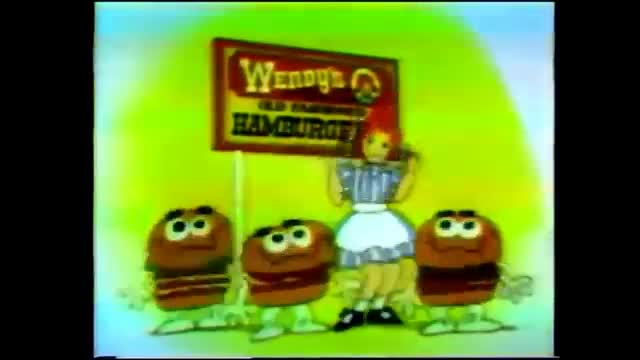 Wendy's Restaurant Animated Commercial (1976)