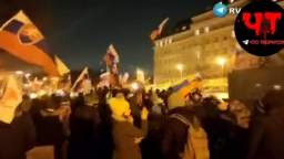 In Slovakia, in front of the US Embassy, thousands of people sang Russian songs - ordinary people ag