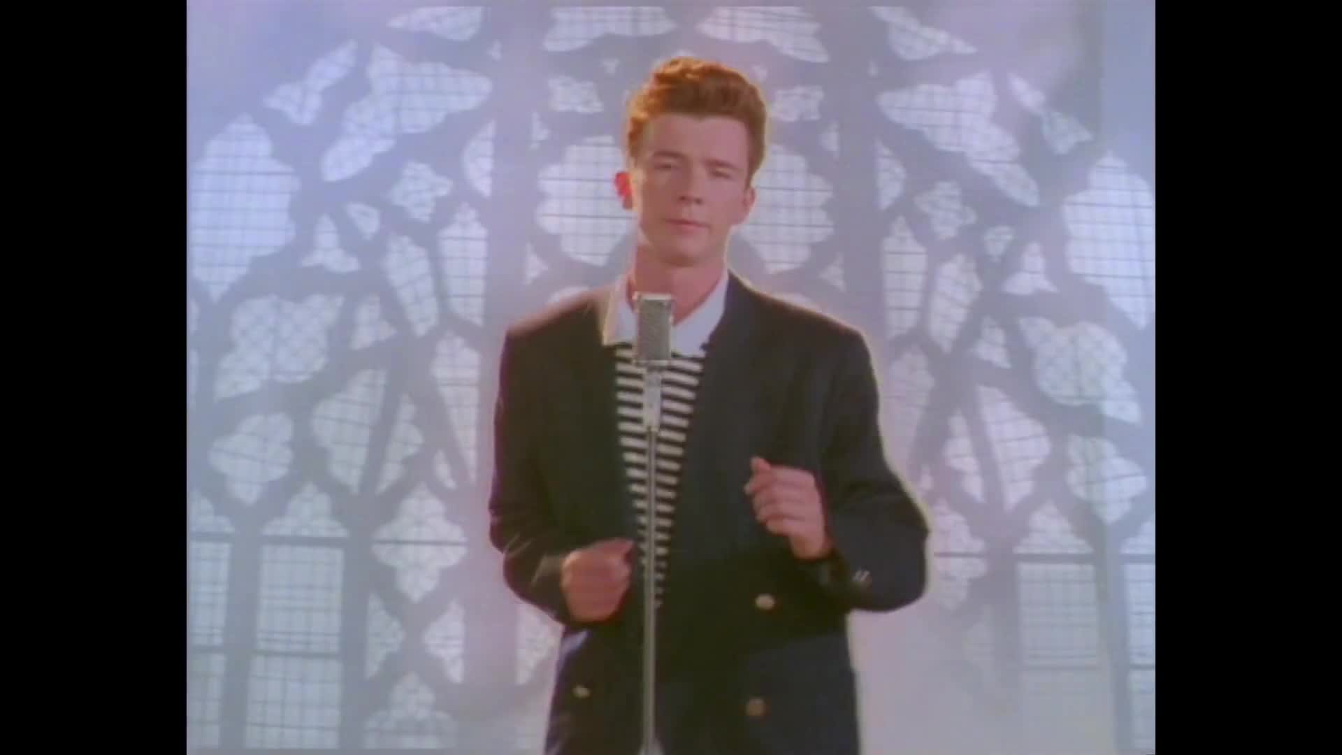 Never gonna give you up,Never gonna run around and desert you... RICKROLLED