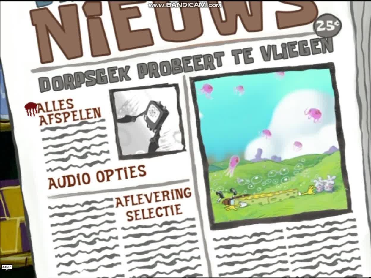 Opening to SpongeBob SquarePants Pret Onder Water 2004 DVD (Netherlands)