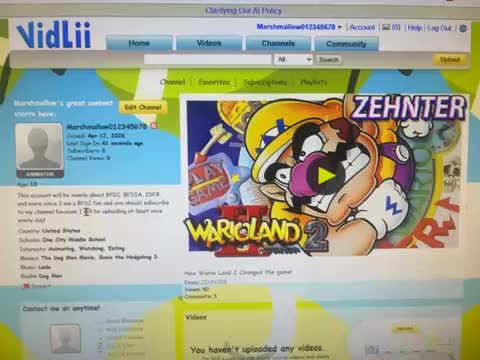 My first ever video on my brand new channel!