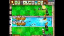 Zombie Nimble Zombie Quick beaten using only 6 tiles - Plants vs. Zombies