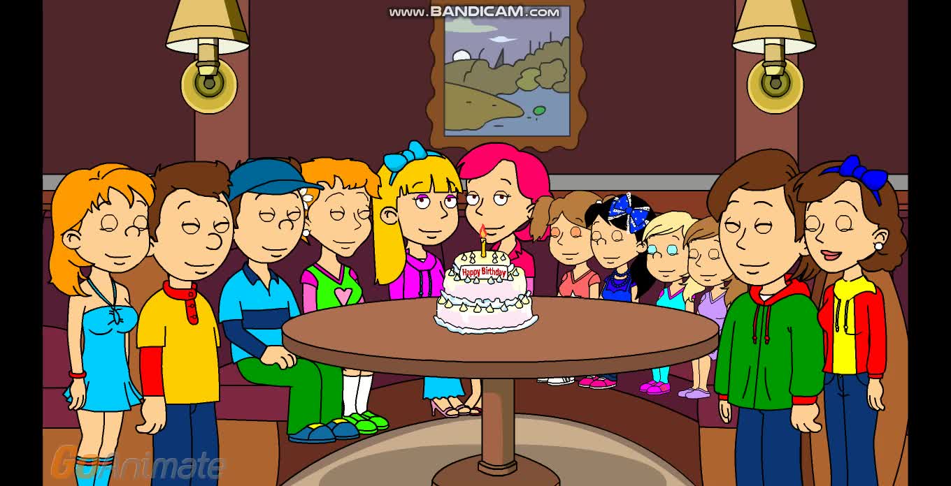 Caillou and Rosie behaves at Emily and Lily's Birthday/Ungrounded