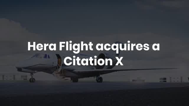 Hera Flight acquires a Citation X