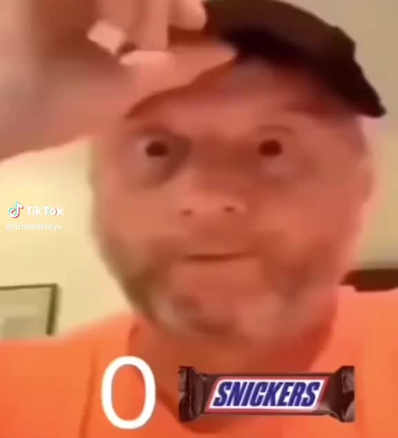 100 snickers in less than 1 minute