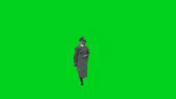 Hitler Walking (Green Screen)