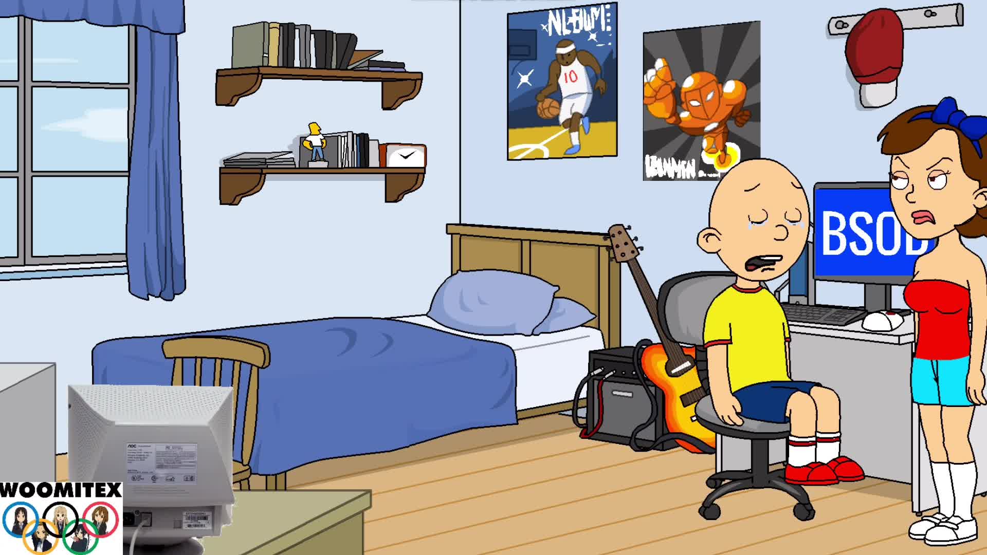 Caillou Gets Grounded 2024 | s01e10 | Caillou Gets A Virus | Woomitex