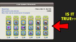 NEW CLAN GAMES COMIING OUT OCTOBER 2018 UPDATE - Clash of Clans