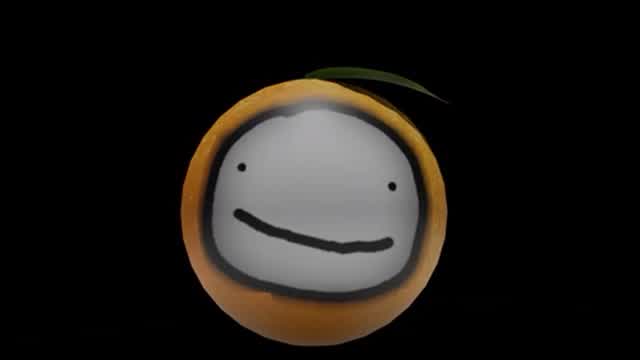 spinning orange