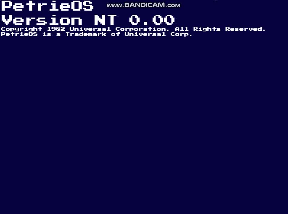 PetrieOS History with Never Released Versions - Revision 1 (Part 7)
