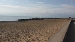 At st osyth point clear beach near Clacton weather share video for 22 September 2019 before the rain