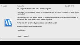 Ive got VidLii partnership!