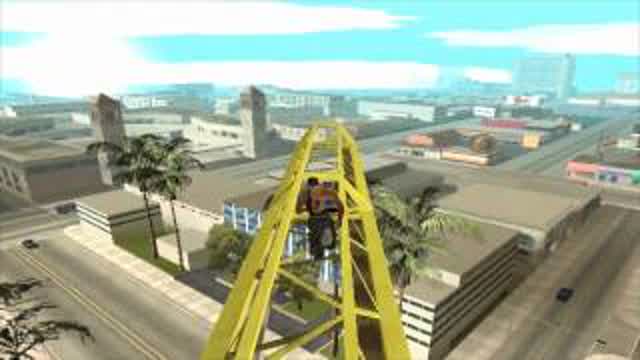 GTA San Andreas (Loquendo) - CJ practica Paracaidismo y saltos extremos