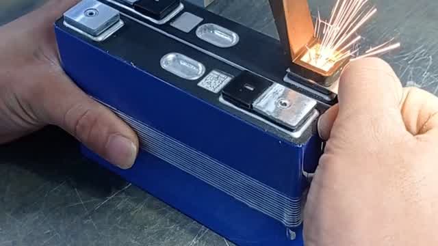 Laser Soldering A Lithium Battery Pack.