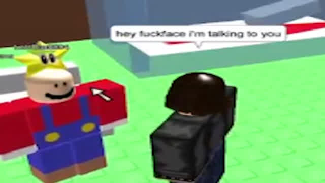 BULLYING A CHILD ON ROBLOX