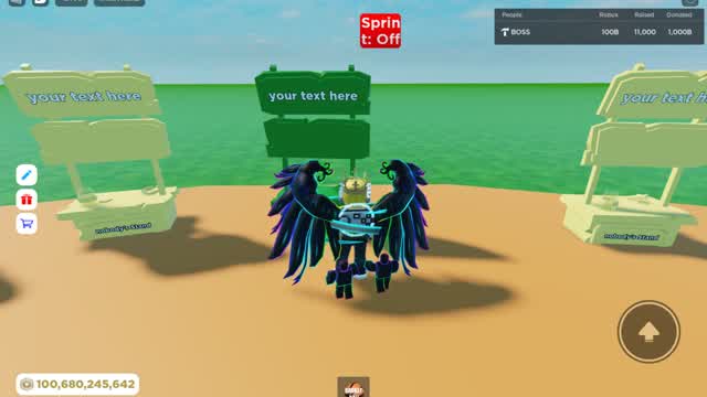 Who wants robux ROBLOX