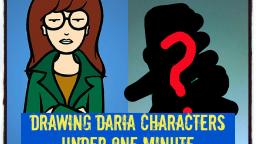 Drawing Daria Characters Under One Minute