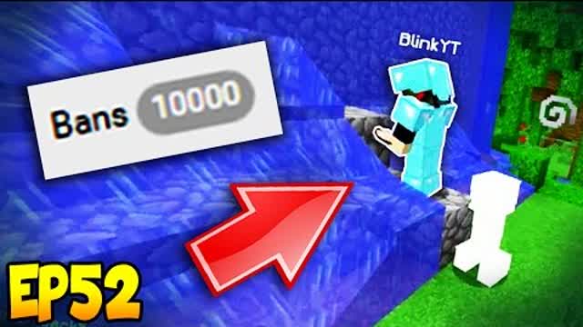 10,000 SERVER BANS! ★ Minecraft Hacker Trolling EP52
