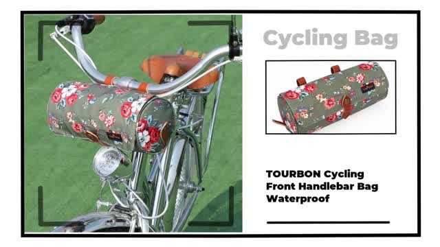 TOURBON Cycling Front Handlebar Bag Waterproof