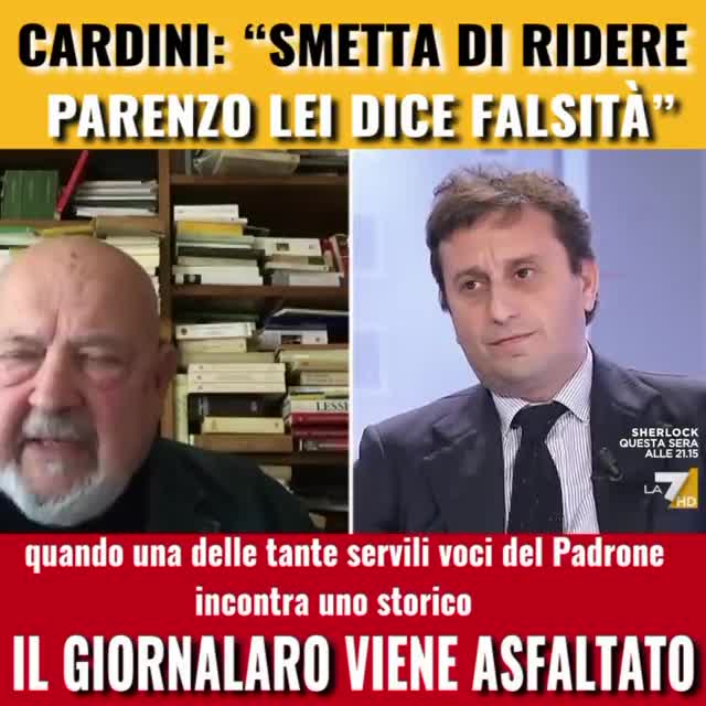 Il professor Cardini smonta Parenzo