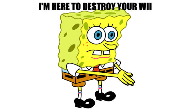 SpongeBob Destroys Patricks Wii