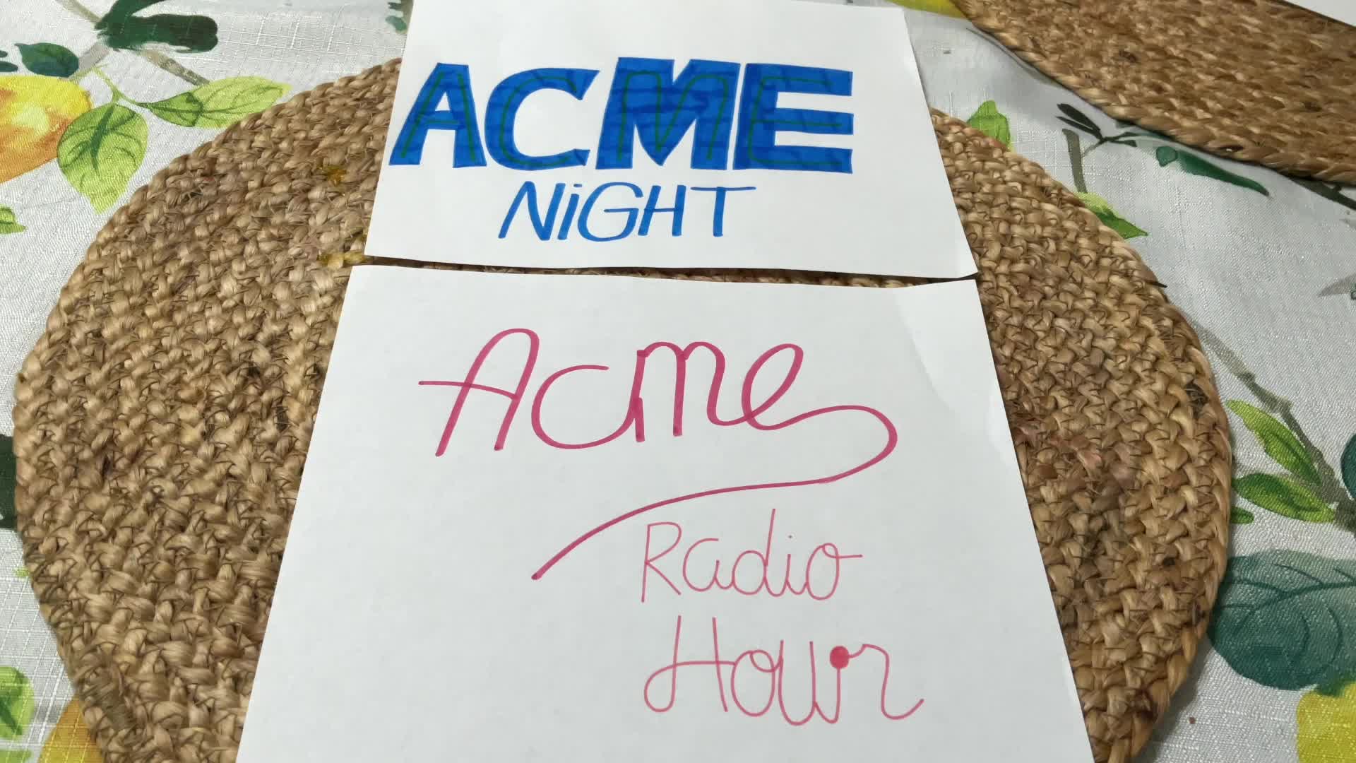 ACME Night & ACME Radio Hour Sign Off