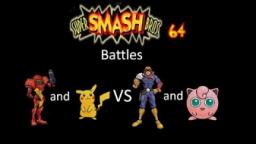 Super Smash Bros 64 Battles #119: Samus and Pikachu vs Captain Falcon and Jigglypuff