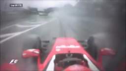 Najim Ahmed crashes his Ferrari SF16H on his birthday