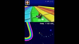 Mario Kart DS N64 Circuit New Rainbow Road Homage Texture Hack