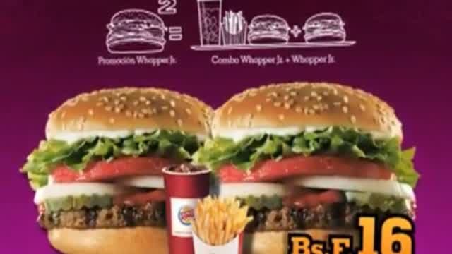 Comercial Burger King Doble Whopper Jr 2008