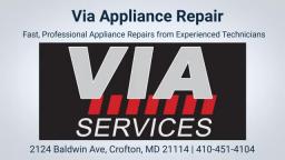 Stove Repair in Crofton, Maryland - Via Appliance Repair