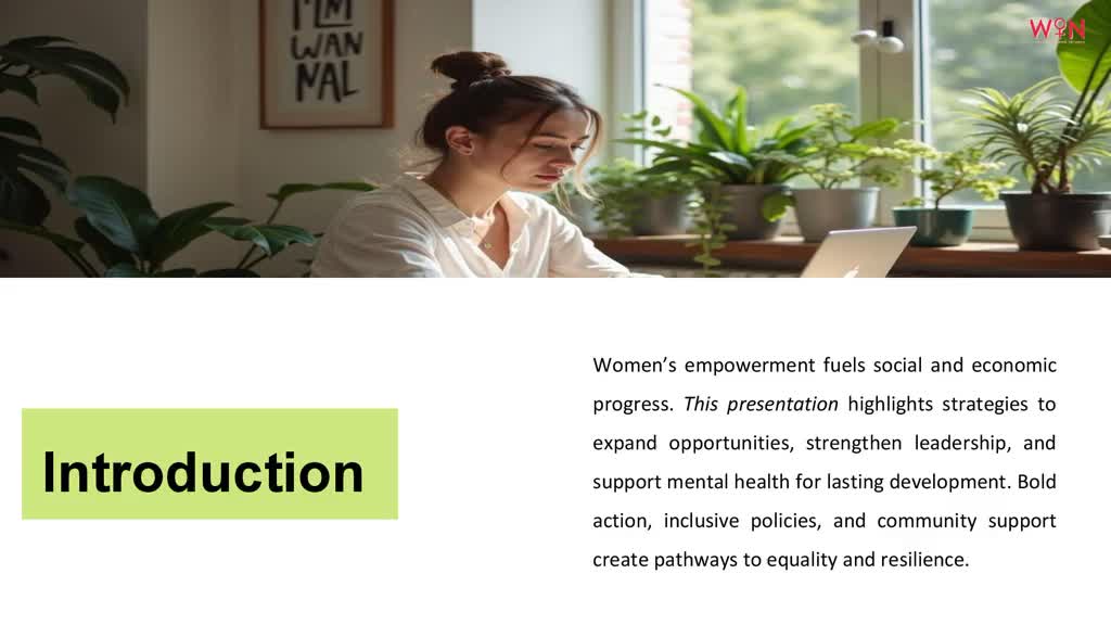 Women Rise Advancing empowerment and wellbeing for sustainable development