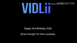 Happy 2nd Birthday Vidlii