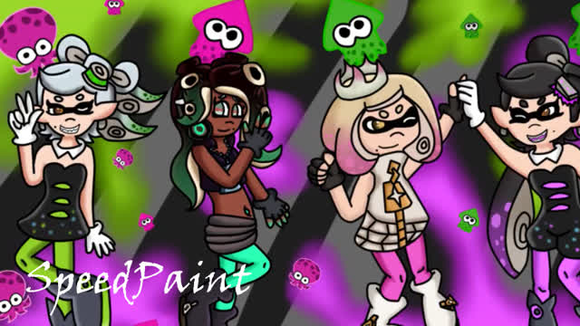 SpeedPaint - Off the Hook & Squid Sisters