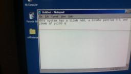 Windows XP boot and use on a 512mb 3200 RPM HDD